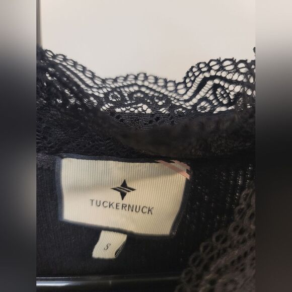 Tuckernuck Lace Rosemary Eyelet Knit Top (S) - Picture 3 of 5